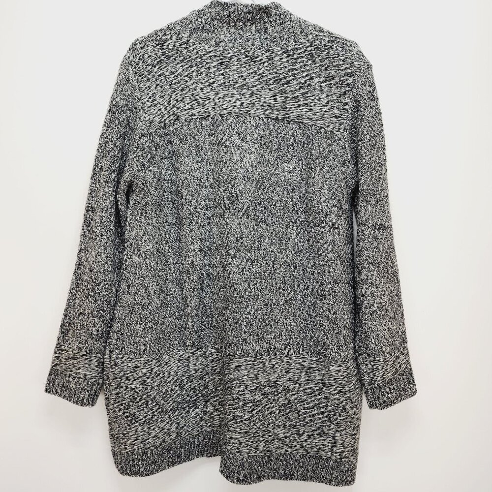 Laura Scott Womens Long Sleeve Knit Cardigan Sweater Toggle Buttons Size L Gray - Picture 4 of 11